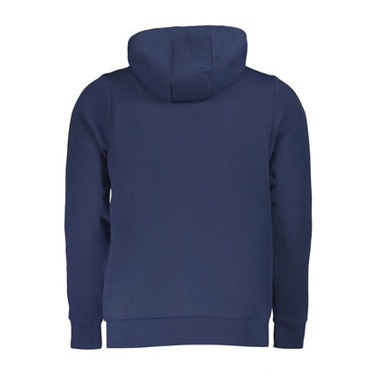Pull à capuche pour homme en coton bleu, Norvège 1963
