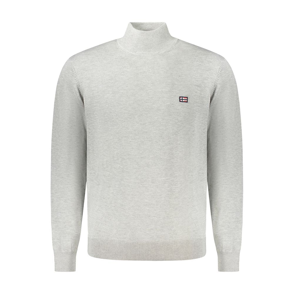 Pull en polyester brun pour homme, Norvège 1963