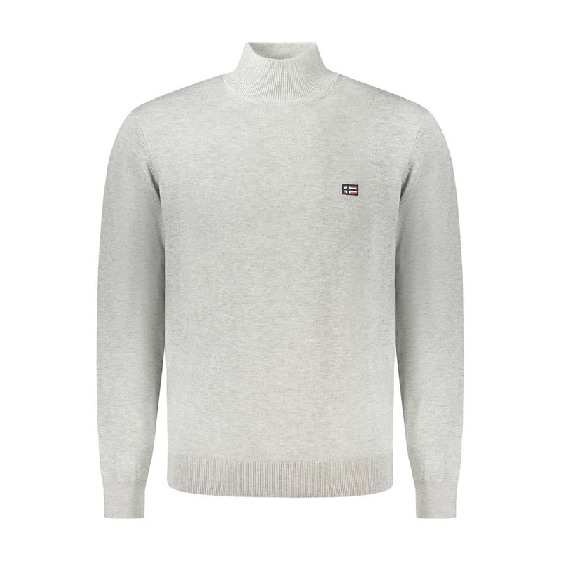 Pull en polyester brun pour homme, Norvège 1963