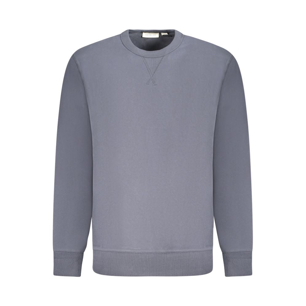Pull en coton bleu Calvin Klein pour homme