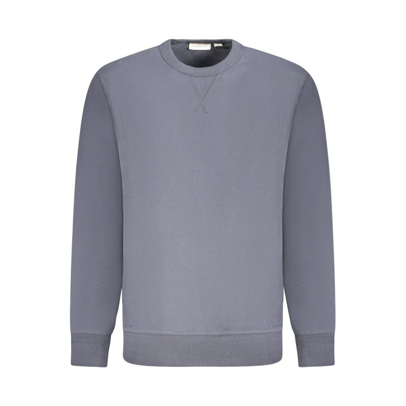 Pull en coton bleu Calvin Klein pour homme