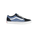 Vans Blue Leather Old Skool Sneakers for Men