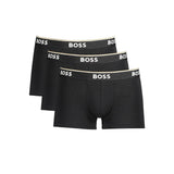 Hugo Boss Black Cotton Men Boxer Underwear Pack - 3 Pieces