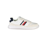 Tommy Hilfiger White Leather Men Sneaker - Élégance et Confort