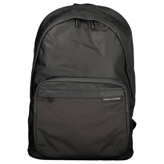 Tommy Hilfiger Zwarte Polyester Heren Rugzak