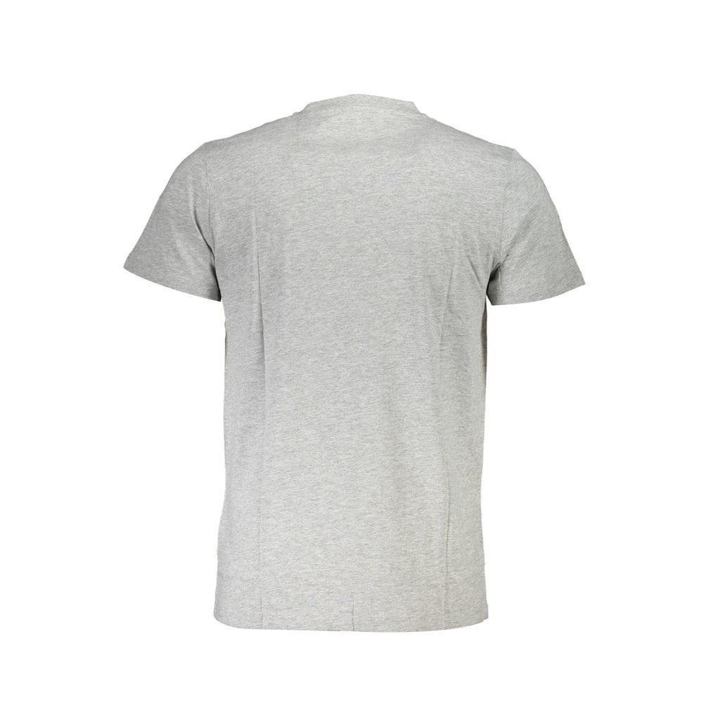 T-shirt homme en coton brun Cavalli Class