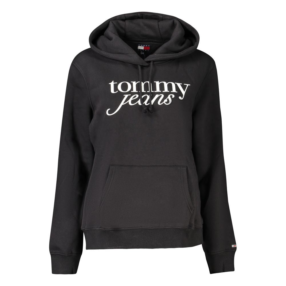Tommy Hilfiger Pull Femme Noir en Coton - Confort Élégant
