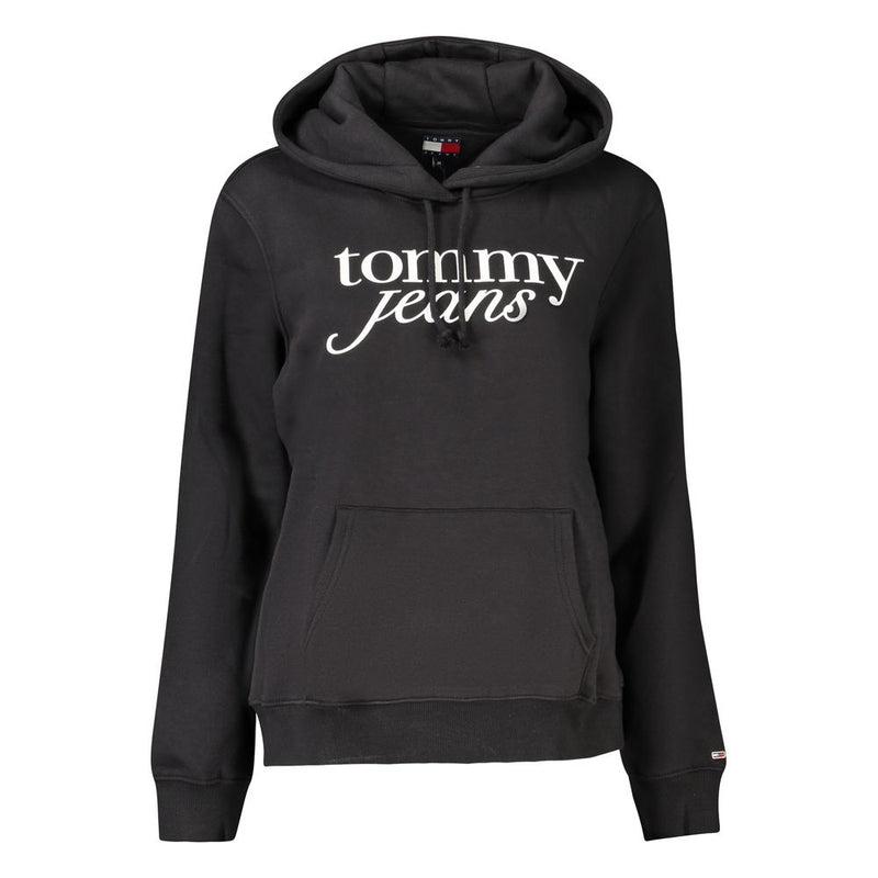 Tommy Hilfiger Black Cotton Women Sweater - Stylish Comfort