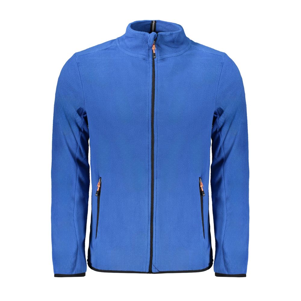 Pull en polyester bleu pour homme, Norvège 1963