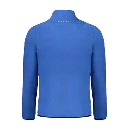 Pull en polyester bleu pour homme, Norvège 1963