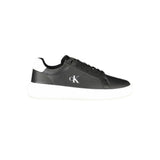 Calvin Klein Black Leather Men Sneaker - Stylish & Comfortable