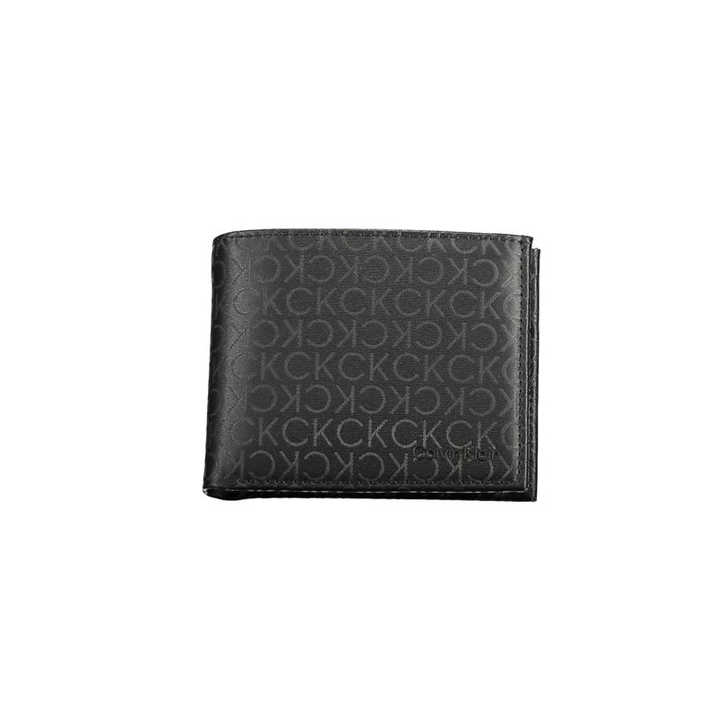 Calvin Klein Zwarte Polyester Herenportemonnee