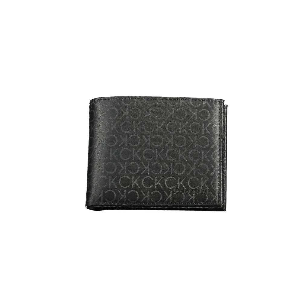 Portefeuille homme Calvin Klein en polyester noir