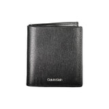 Portefeuille homme en cuir noir Calvin Klein