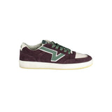 Vans Purple Leather Men Sneaker - Stand Out in Style
