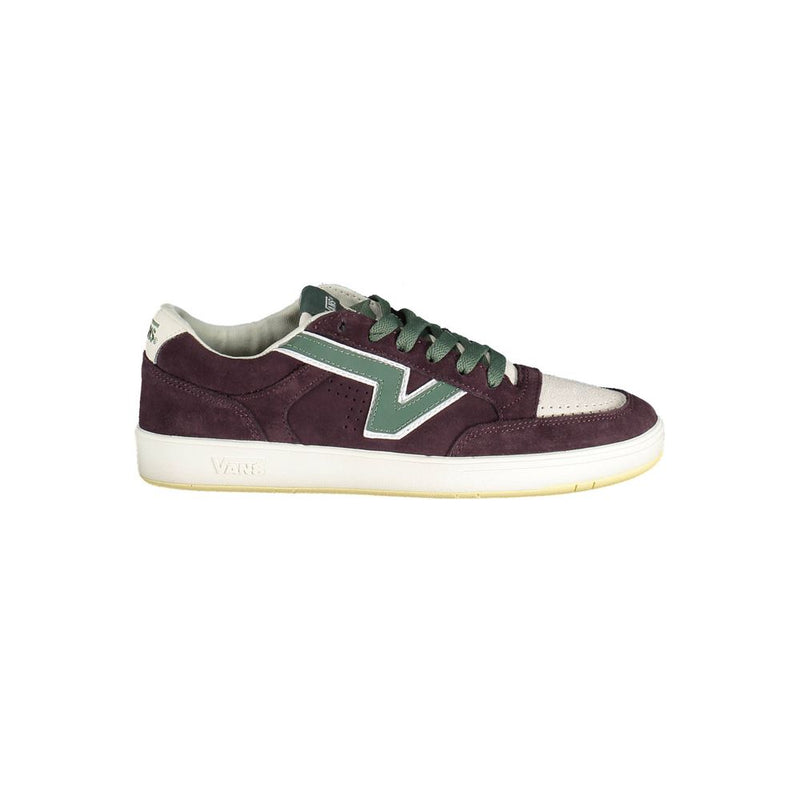 Vans Purple Leather Men Sneaker - Unleash Your Style