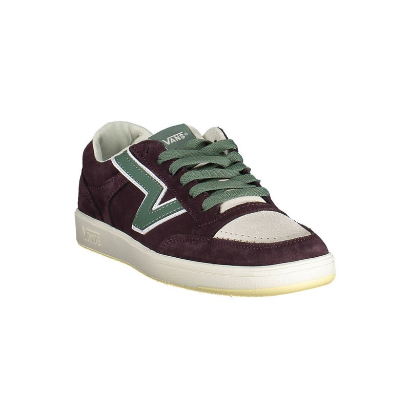 Vans Purple Leather Men Sneaker - Unleash Your Style