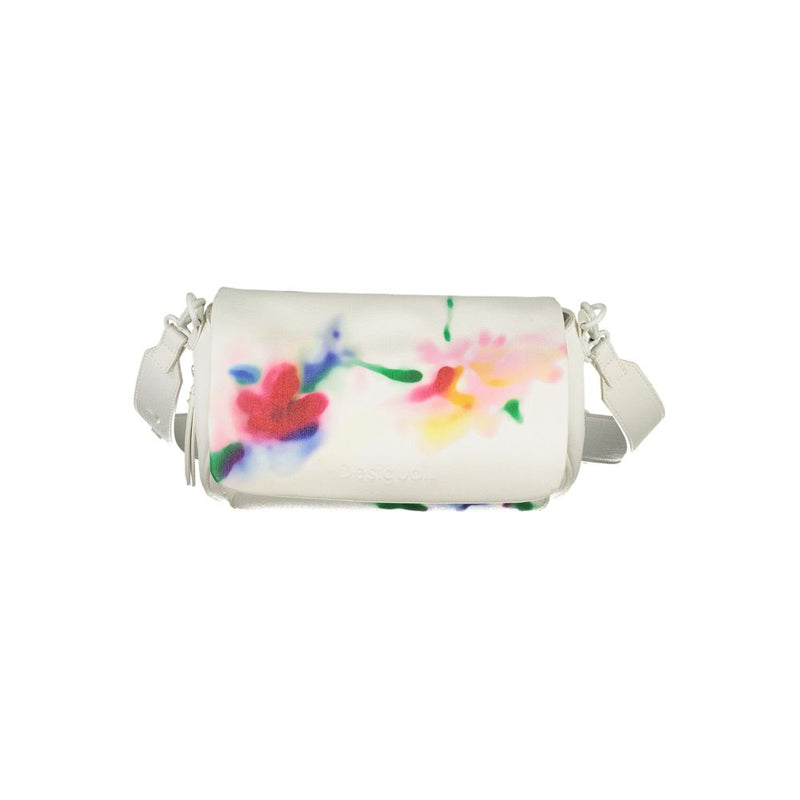 Desigual White Polyethylene Handbag - Stylish & Functional Accessory