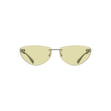 Calvin Klein Green Metal Women Sunglasses
