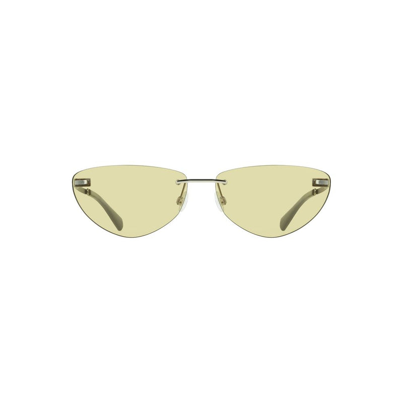 Lunettes de soleil en métal vert pour femmes Calvin Klein