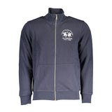 Pull en coton bleu La Martina pour homme
