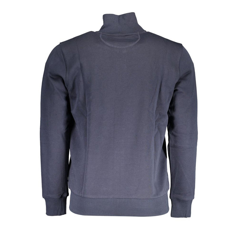 La Martina Blauwe Katoenen Heren Sweater