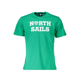 T-shirt homme en coton vert North Sails