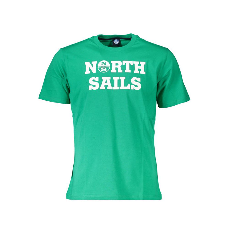 T-shirt homme en coton vert North Sails