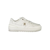 Tommy Hilfiger White Leather Women Sneaker - Chic & Comfortable