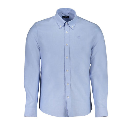 North Sails Light Blue Cotton Men Shirt