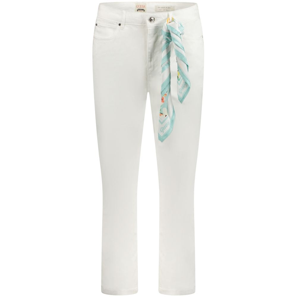 Guess Jeans W24 Femme Jean Skinny Blanc - Élégance et Confort
