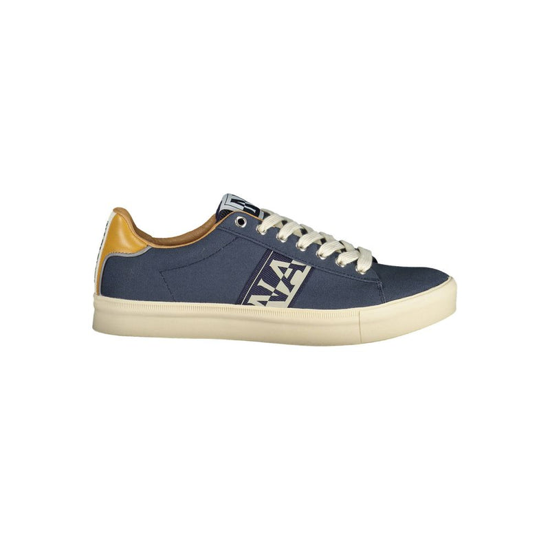 Napapijri Blue Polyester Men Sneaker - Stylish Athletic Footwear