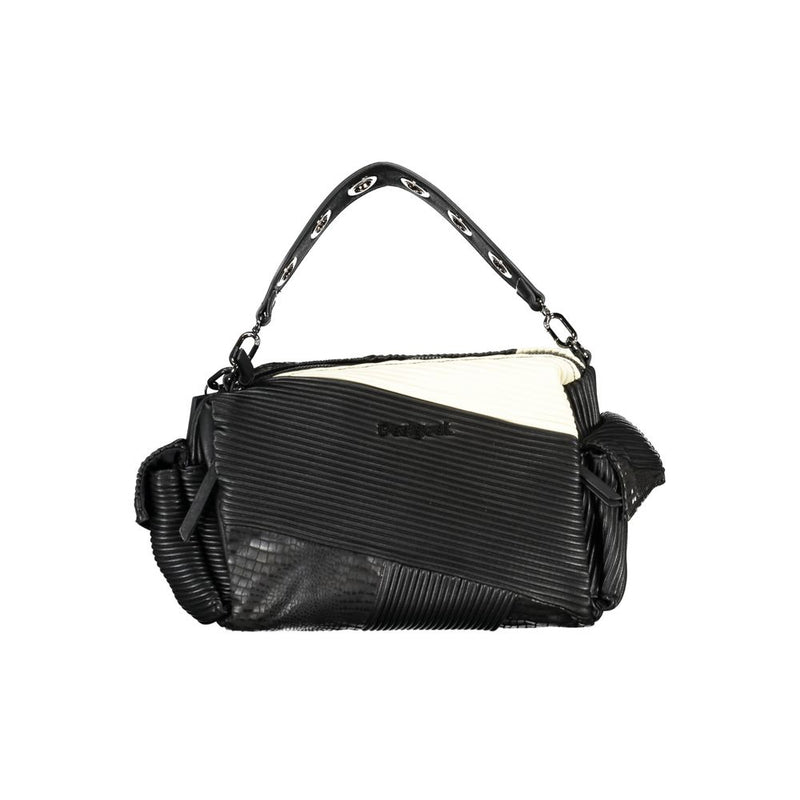 Desigual Black Polyethylene Handbag - Stylish and Functional