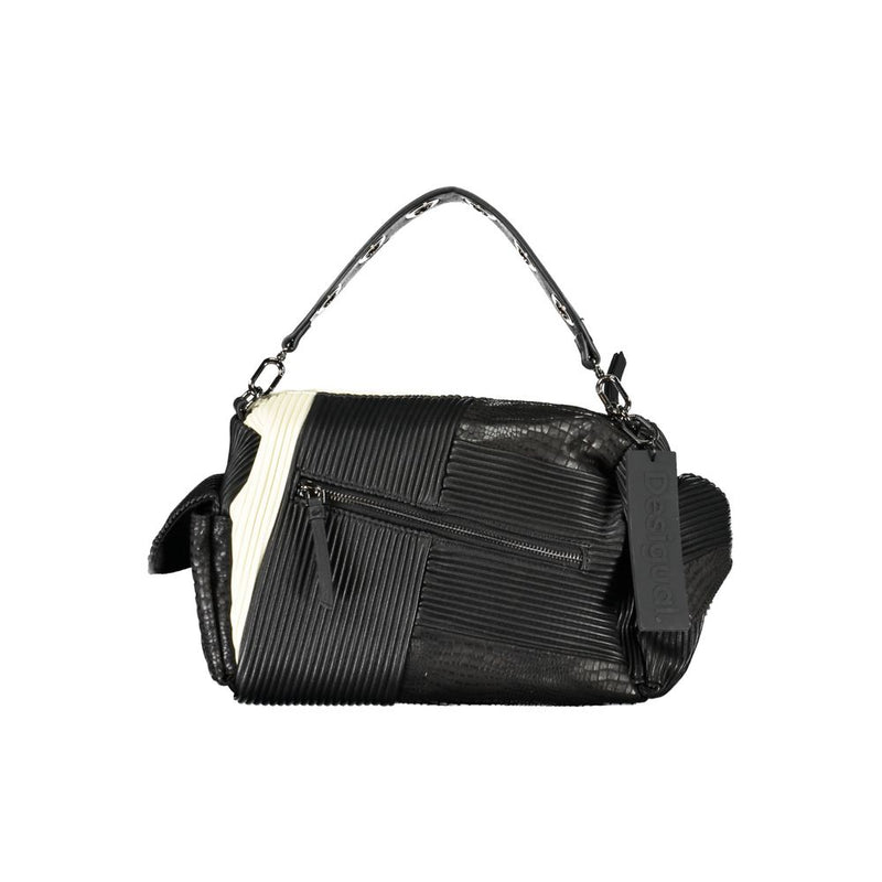 Desigual Black Polyethylene Handbag - Stylish and Functional