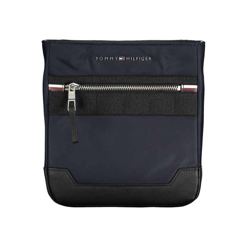 Sac bandoulière Tommy Hilfiger bleu élégant avec détails contrastés