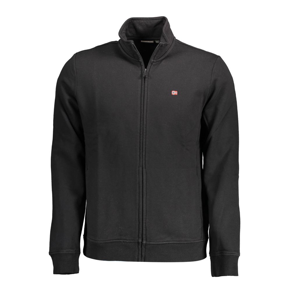 Pull en coton noir pour homme Napapijri