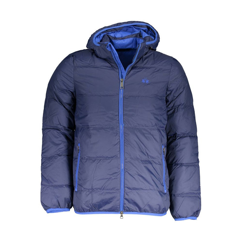 La Martina Blauw Polyamide Herenjack