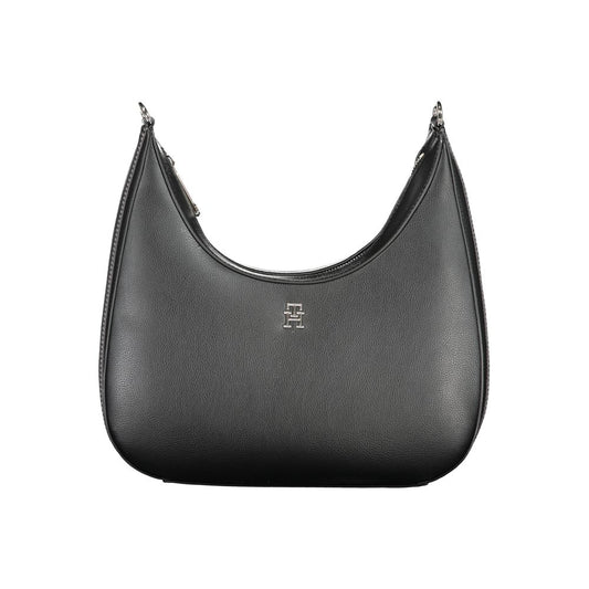 Tommy Hilfiger Zwarte Polyester Handtas
