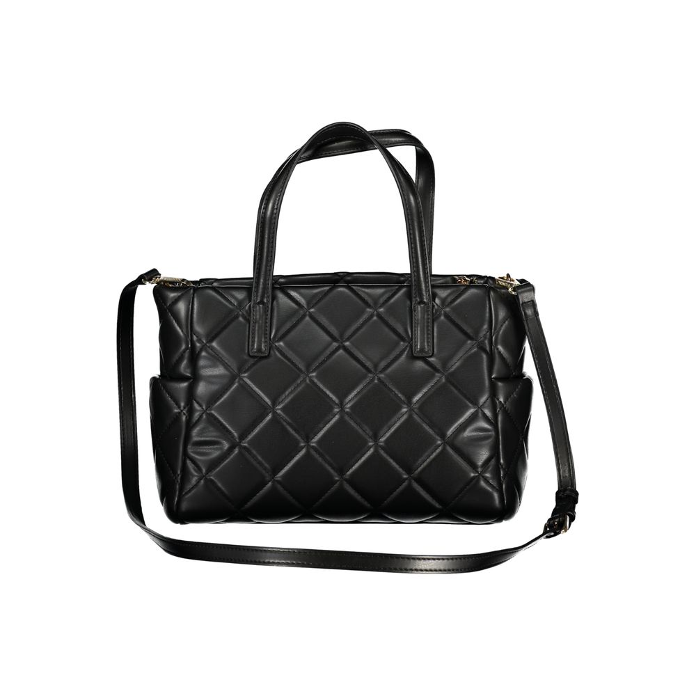 Mario Valentino Black Polyethylene Handbag - Élégant et Polyvalent