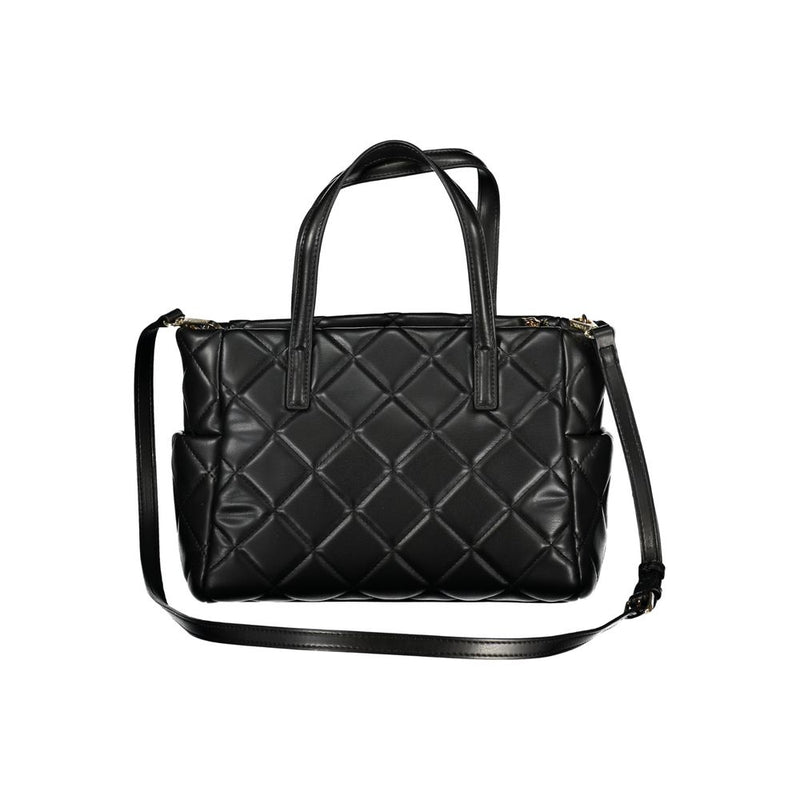 Mario Valentino Black Polyethylene Handbag - Élégant et Polyvalent