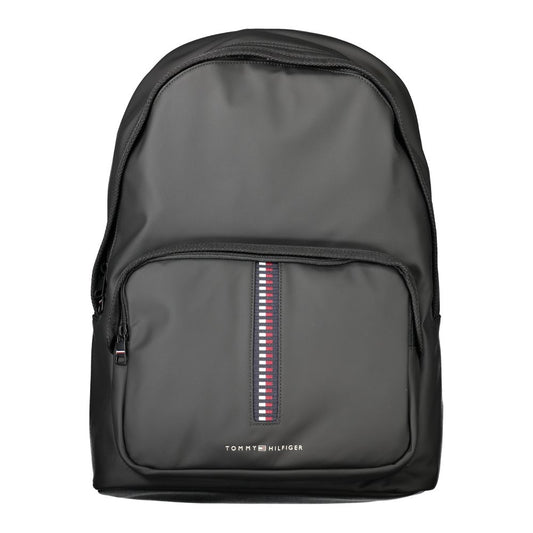 Tommy Hilfiger Zwarte Polyethyleen Herenrugzak