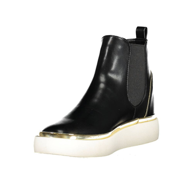 U.S. POLO ASSN. Black Polyester Women Boot - Élégance et Confort