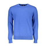 Pull en coton bleu La Martina pour homme