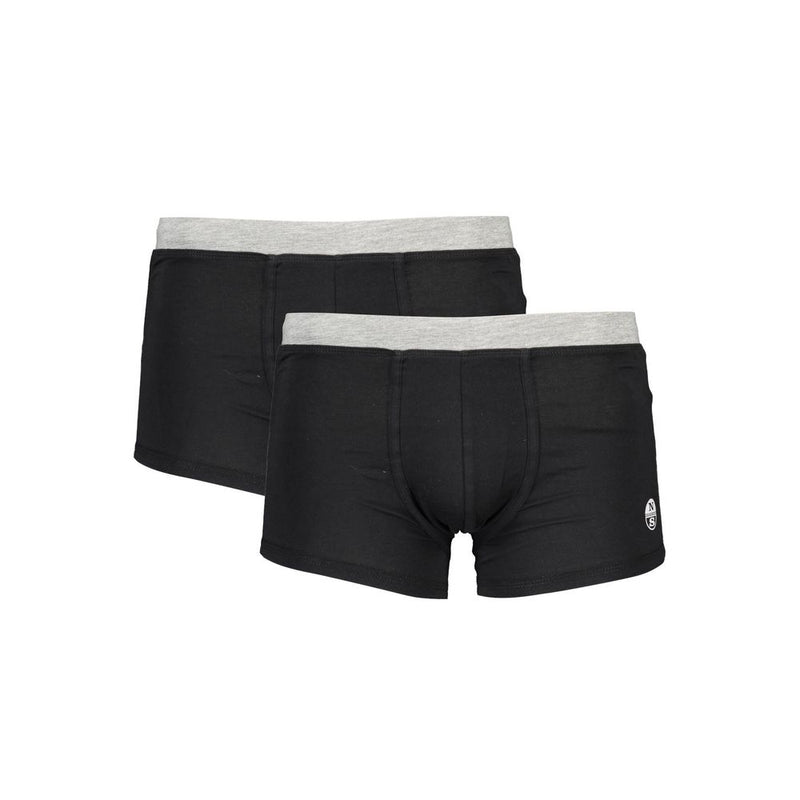 North Sails Black Cotton Boxer Shorts - Confort et Élégance