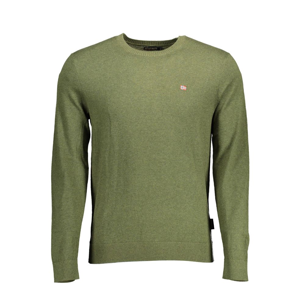 Pull en coton vert Napapijri pour homme