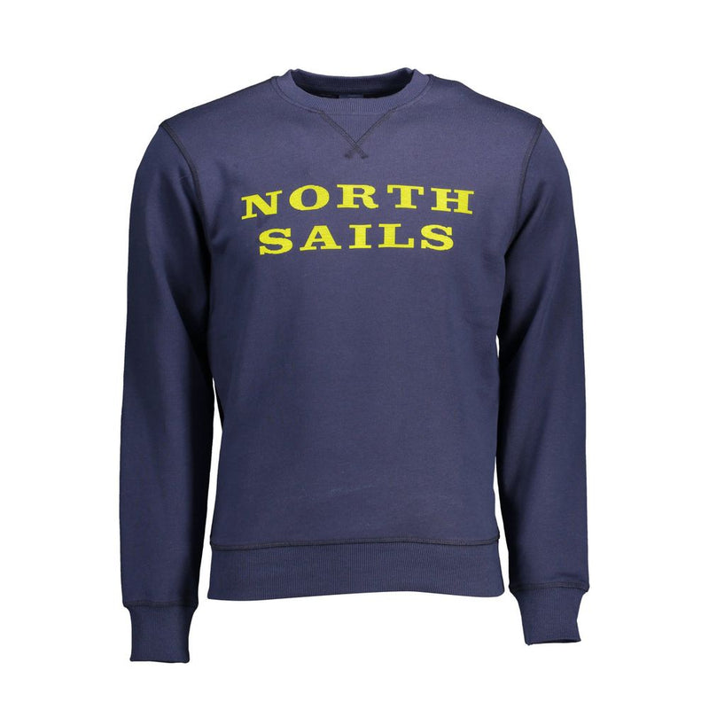 North Sails Blauwe Katoenen Heren Sweater