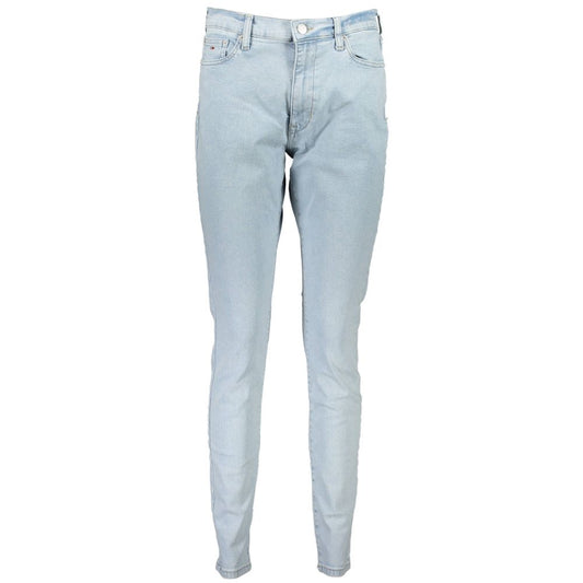Jeans en coton bleu Tommy Hilfiger pour femme