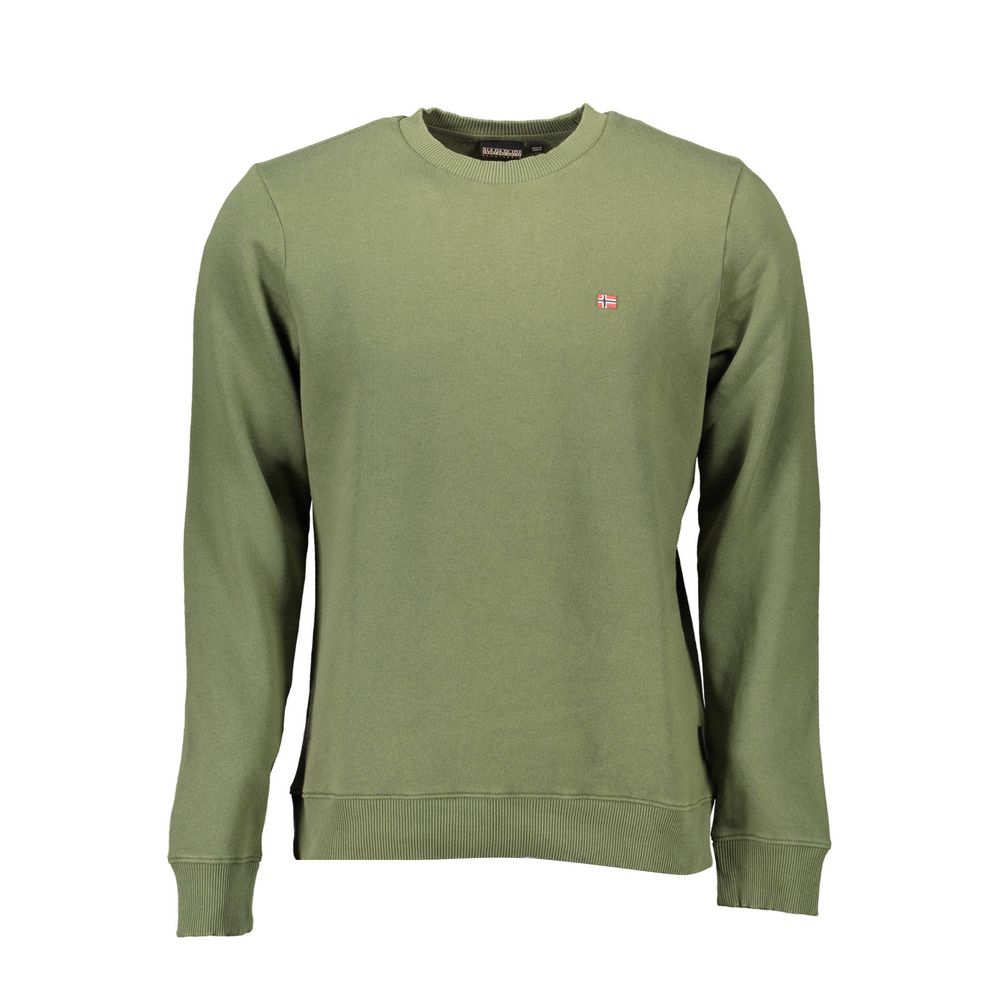 Pull en coton vert Napapijri pour homme