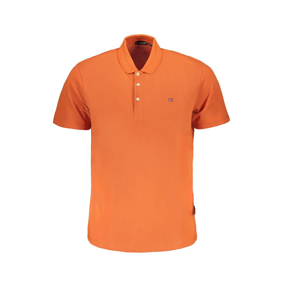 Polo en coton orange Napapijri