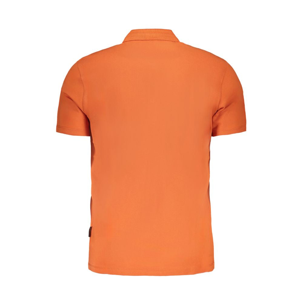 Polo en coton orange Napapijri